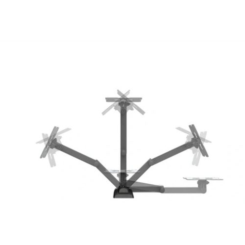 Meliconi 580460 FLATSTYLE FDR100 fali konzol vesa 100 dupla karos