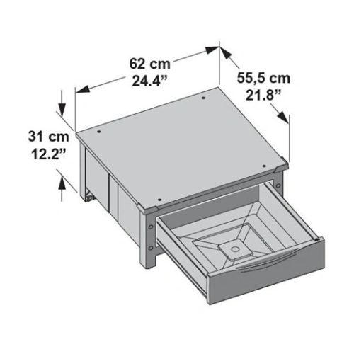 Meliconi 656144 BASE SPACE EXTRA összeépítő keret