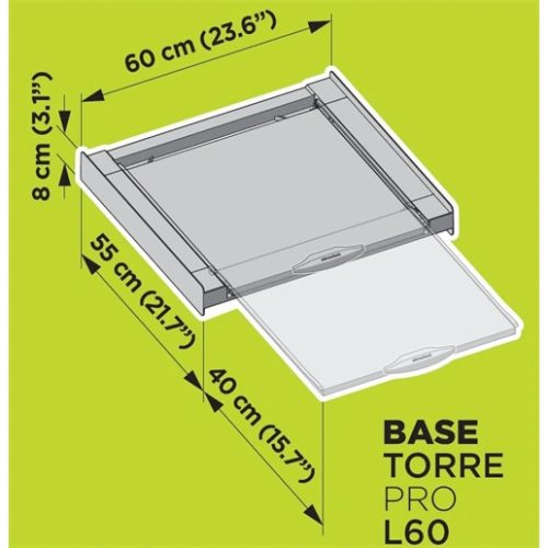 Meliconi 656114 BASE TORRE PRO L60 összeépítő keret