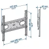 Meliconi 480876 EXTRA 400F DW fali konzol vesa 400
