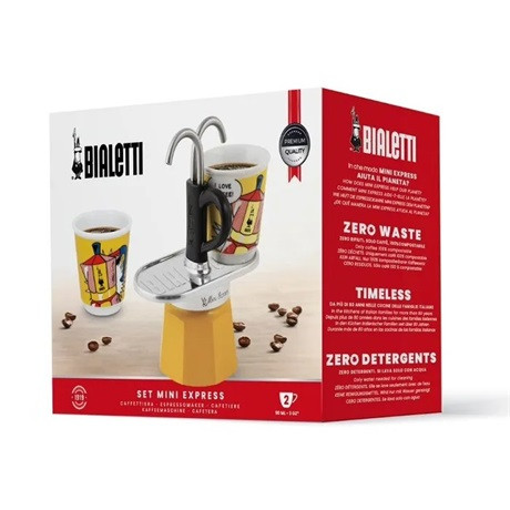 Bialetti 1405/MR MINI EXPRESS kávéfőző kotyogós 2 személyes szett