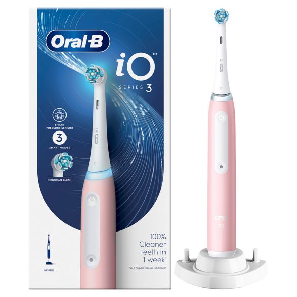 Oral-B iO3 elektromos fogkefe Blush Pink