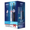 Oral-b PRO 3900 DUO WHITE/BLACK elektromos fogkefe