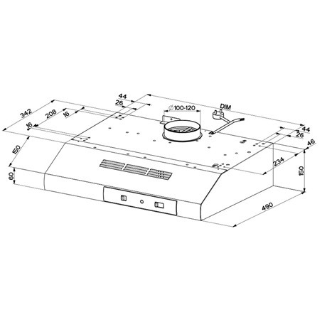 Faber 741 BASE BR/X A60 páraelszívó