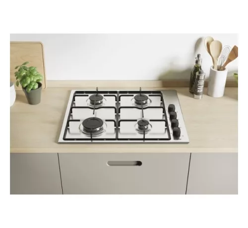 Candy CHW6LBX főzőlap, 4 zónás, gáz, inox