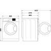 Indesit MTWE 81495 WK EE mosógép elöltöltős