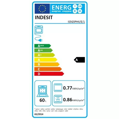 Indesit IS5G5PHX/E/1 tűzhely elektromos