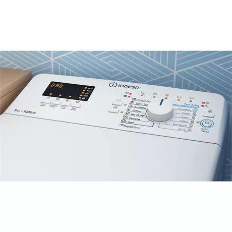 Indesit BTW S50400 EU/N mosógép felültöltős