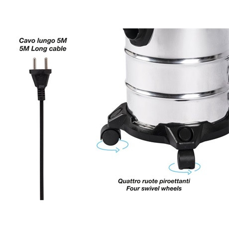 Beper P202ASP300 száraz-nedves porszívó