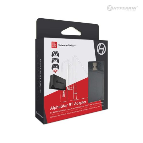 Hyperkin AlphaStar Nintendo Switch/Xbox One/PS5/PS4 kontrollerekkel kompatibilis BT adapter
