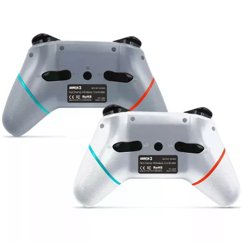 Armor3 NuChamp Nintendo Switch vezeték nélküli kontroller csomag (2db) (Fehér, Ezüst)