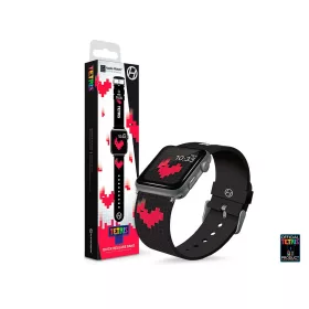   Hyperkin Tetris Limited Edition Quick Release szilikon óraszíj - Apple Watch + Android Smartwatch - 38/40/42/44 mm - Heart Drop