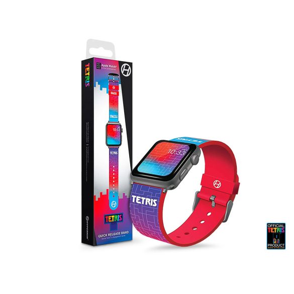 Hyperkin Tetris Limited Edition Quick Release szilikon óraszíj - Apple Watch + Android Smartwatch - 38/40/42/44 mm - Hyper Gradient