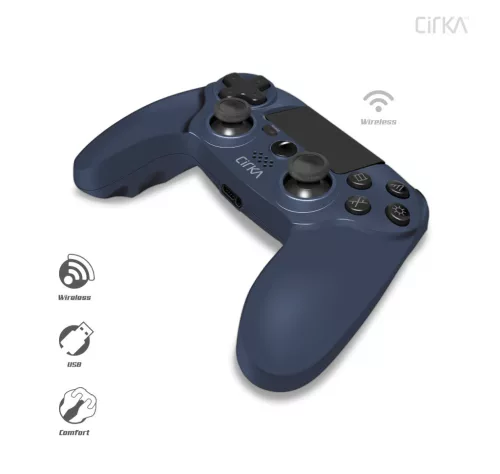 Cirka NuForce PS4/PC/Mac alkonykék vezeték nélküli kontroller