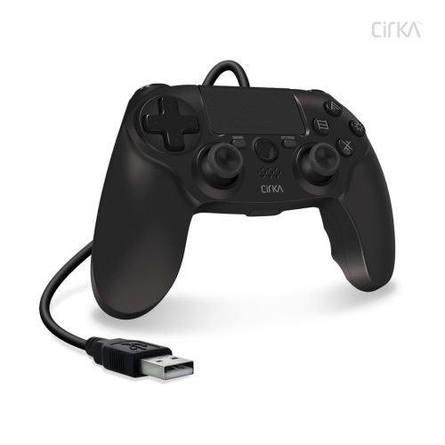 Cirka NuForce PS4/PC/Mac fekete vezetékes kontroller