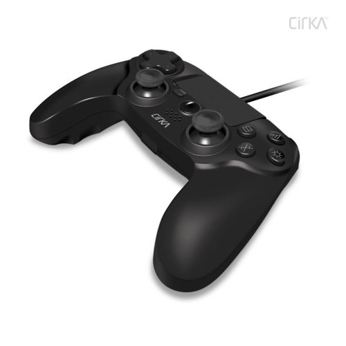 Cirka NuForce PS4/PC/Mac fekete vezetékes kontroller