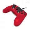 Cirka NuForce PS4/PC/Mac piros vezetékes kontroller