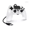 Cirka NuForce PS4/PC/Mac fehér vezetékes kontroller