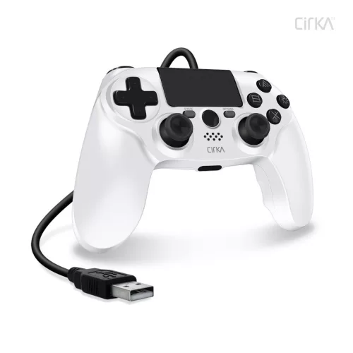Cirka NuForce PS4/PC/Mac fehér vezetékes kontroller