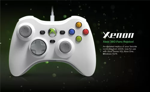 Hyperkin Xenon Xbox Series|One/Windows 11|10 fehér Xbox liszenszelt vezetékes kontroller