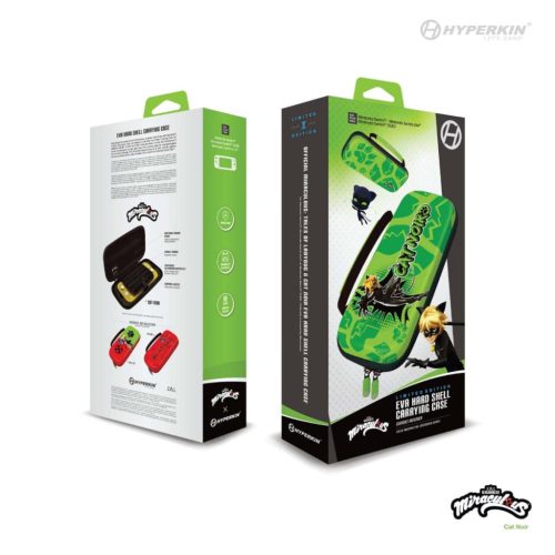 Hyperkin Miraculous EVA Nintendo Switch/Switch OLED/Switch "Fekete macska" erősített utazótok