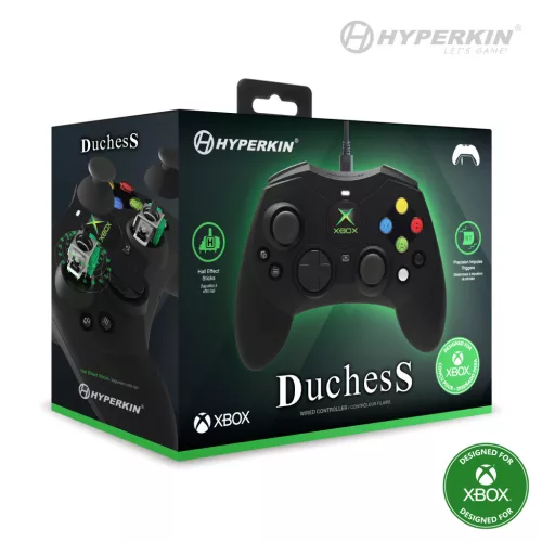Hyperkin Duchess Xbox Series|One/Windows 11|10 fekete Xbox liszenszelt vezetékes kontroller