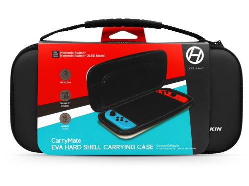 Hyperkin CarryMate EVA Nintendo Switch/Switch OLED/Switch Lite Fekete erősített utazótok