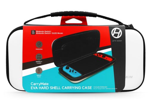 Hyperkin CarryMate EVA Nintendo Switch/Switch OLED/Switch Lite Fehér erősített utazótok