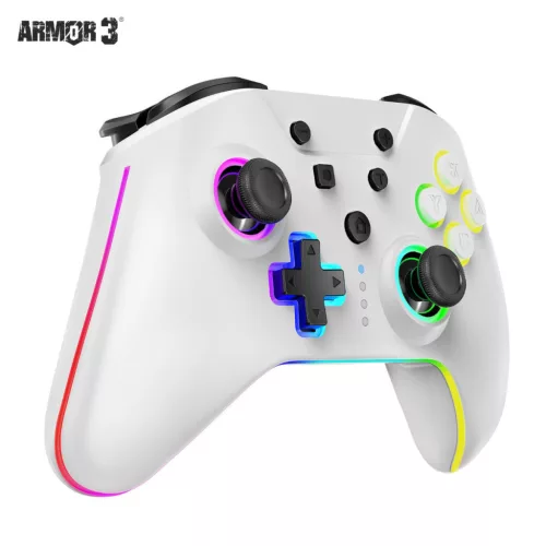 Armor3 NuRival Nintendo Switch OLED/Switch Fehér vezeték nélküli Hall Effect Stick kontroller