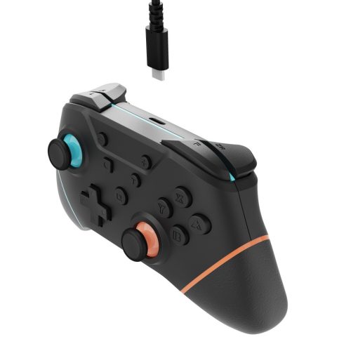 Armor3 NuChamp Nintendo Switch 2/OLED/Switch Kék/Narancssárga vezeték nélküli kontroller