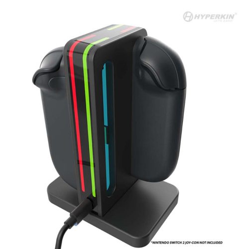 Hyperkin Power Spire Nintendo Switch 2 Joy-Con Fekete töltőállvány