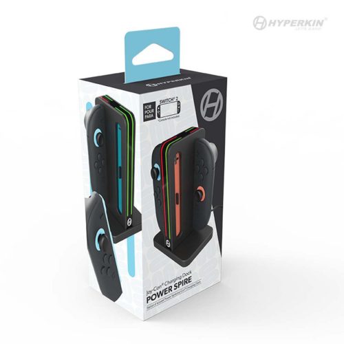 Hyperkin Power Spire Nintendo Switch 2 Joy-Con Fekete töltőállvány