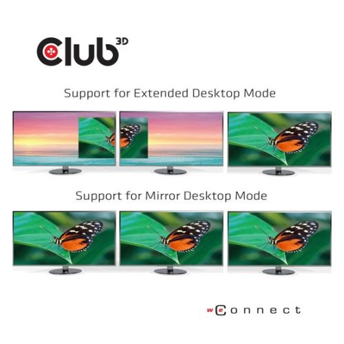 Club3D 3.2 GEN 1 TYPE C TRIPLE DISPLAY DYNAPD TÖLTŐ - 100W