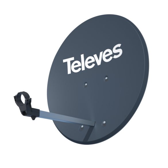 Televes ISD 830 alumínuim műholdas offset antenna 83 cm - grafit