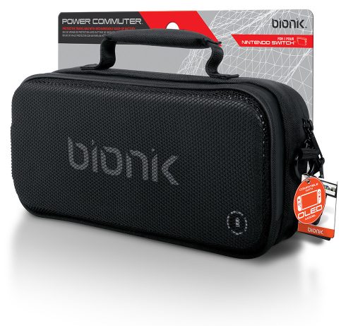 Bionik BNK-9035 Power Commuter Nintendo Switch n Switch Oled Fekete Hordtáska 10000mAh Akkumulátorral