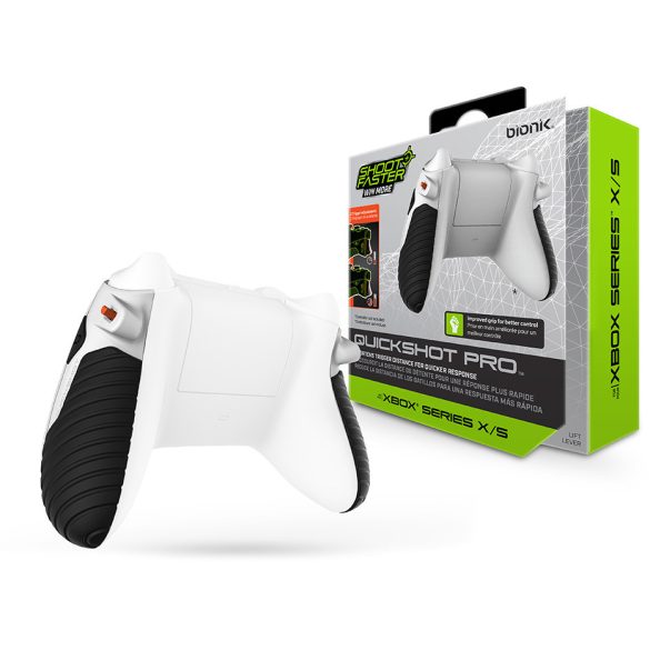 Bionik BNK-9074 Quickshot Pro Xbox Series Fekete n Fehér Kontroller Ravasz Kiegészítőcsomag