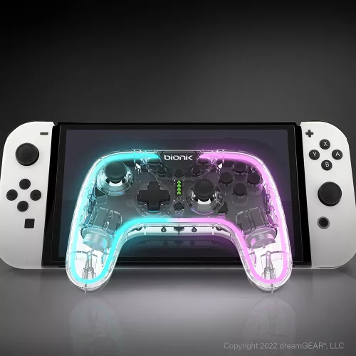 Bionik BNK-9099 NeoGlow Nintendo Switch Vezeték Nélküli RGB Kontroller