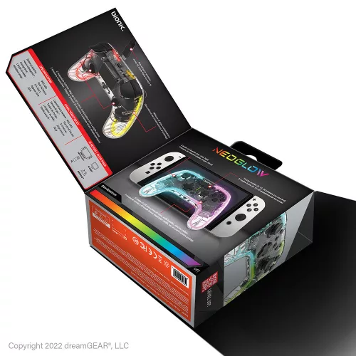 Bionik BNK-9099 NeoGlow Nintendo Switch Vezeték Nélküli RGB Kontroller