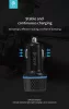 Devia szivargyújtós töltő adapter USB + Type-C bemenettel + Lightning - Type-C  kábel - 52,5W - Devia Extreme Speed Series Quick Car Charger Set PD 30W + QC 3.0- fekete