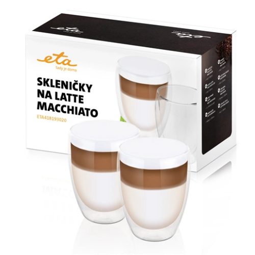 ETA 418193020 latte macchiato pohár 2db 350 ml