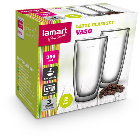 Lamart LT9011 latte pohárkészlet 380ml