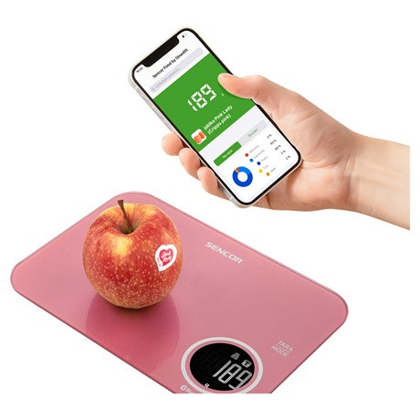 Sencor SKS 7074RD konyhai mérleg smart