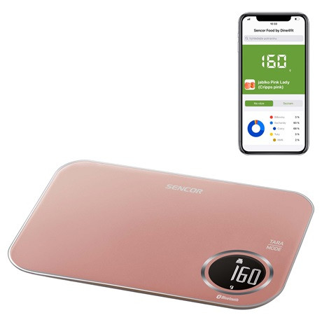 Sencor SKS 7075RS konyhai mérleg smart