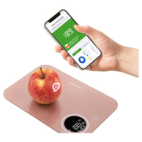 Sencor SKS 7075RS konyhai mérleg smart