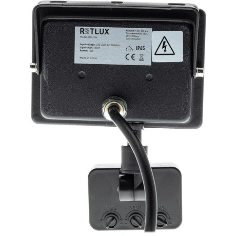 Retlux RSL 246 led reflektor 10w +pir érzékelő