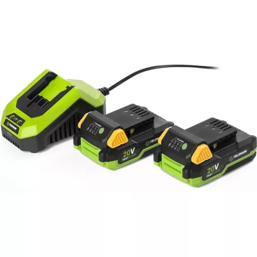Fieldmann FZR 70335-A fűnyíró akkus 2 x 2000 mah akkumulátorral