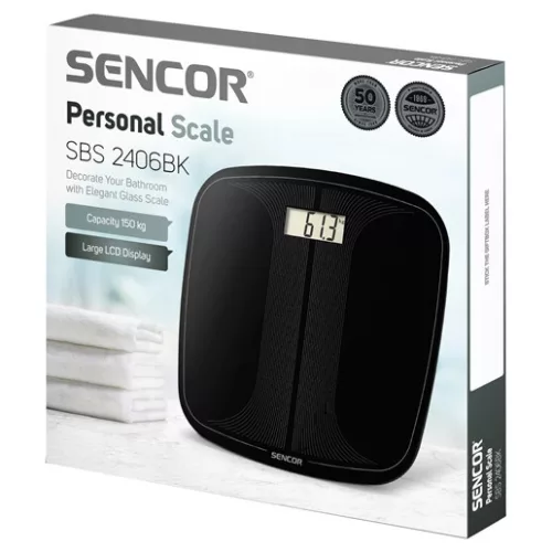 Sencor SBS 2406BK személymérleg