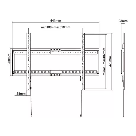 Stell SHO 5210 fali konzol fix 37-80 coll