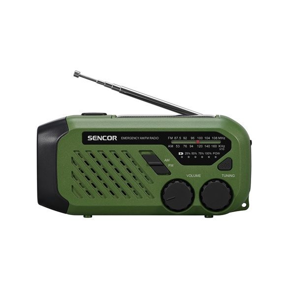 Sencor SRD 1000SCL GR rádió kemping