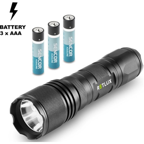 Retlux RPL 110 zseblámpa 5w t6 alu 3aaa